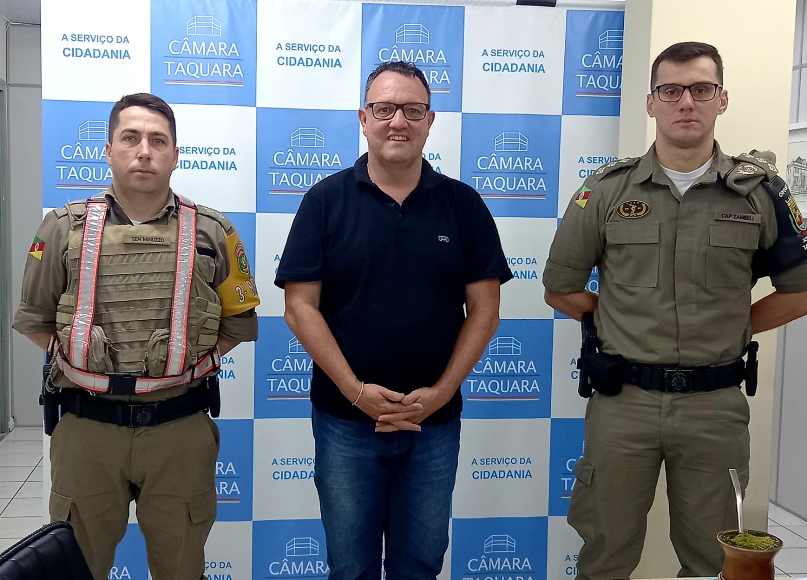 Enfrentamento da criminalidade em Taquara é tema de reunião na Câmara de Vereadores