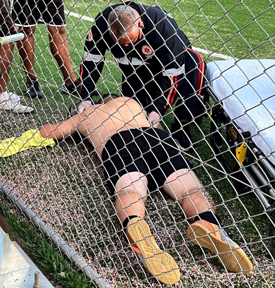 Homem passa mal quando praticava atividade física em Taquara e é socorrido pelo Samu