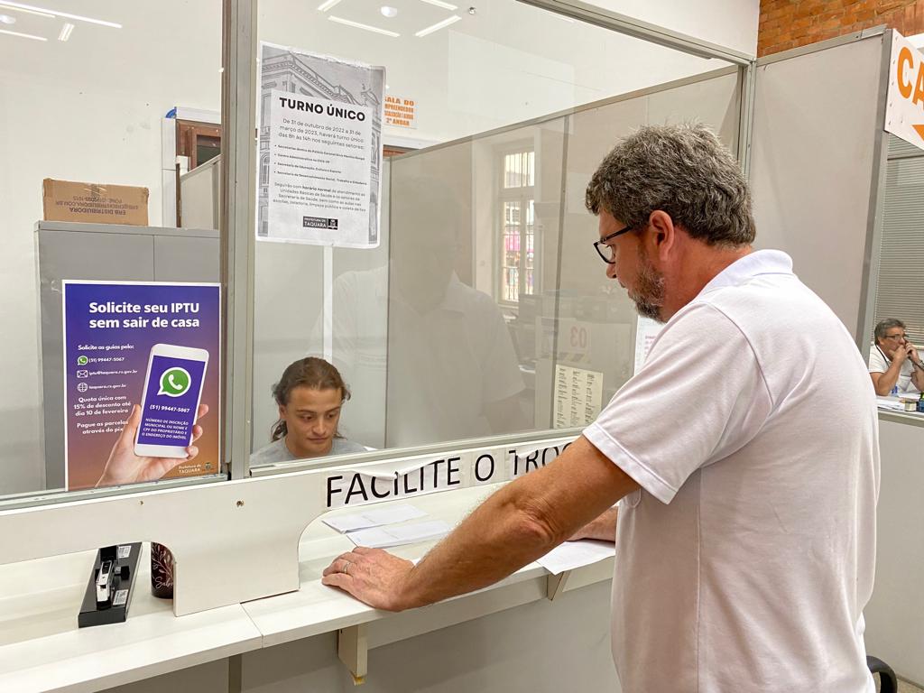 Cota única ou primeira parcela do IPTU de Taquara vence na próxima semana