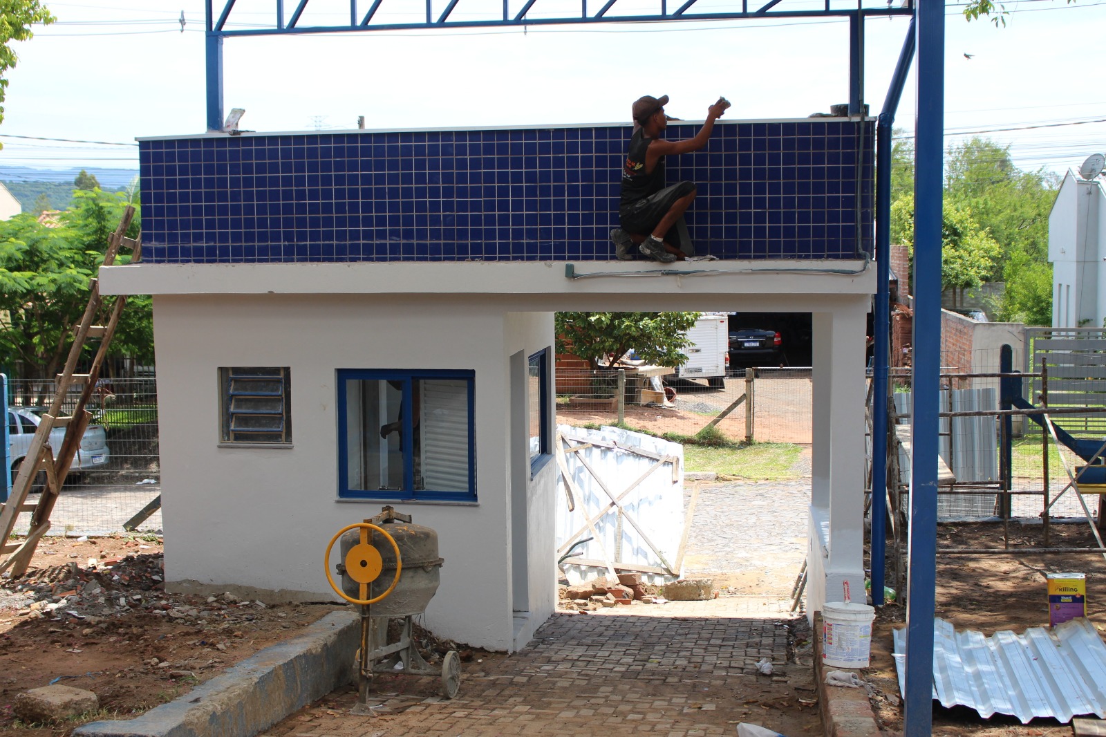 Obra de ampliação está sendo realizada em escola da rede municipal de Parobé
