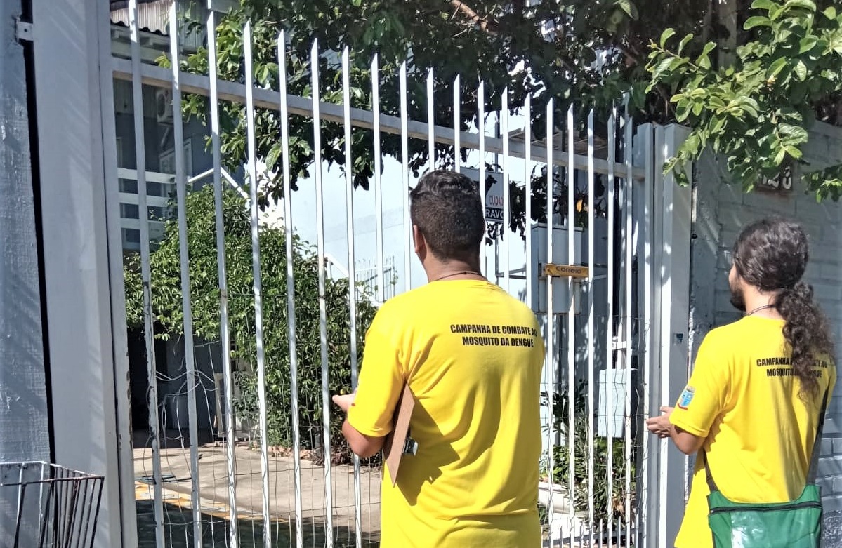 Agentes da Secretaria da Saúde realizam mutirão de combate à dengue em Parobé