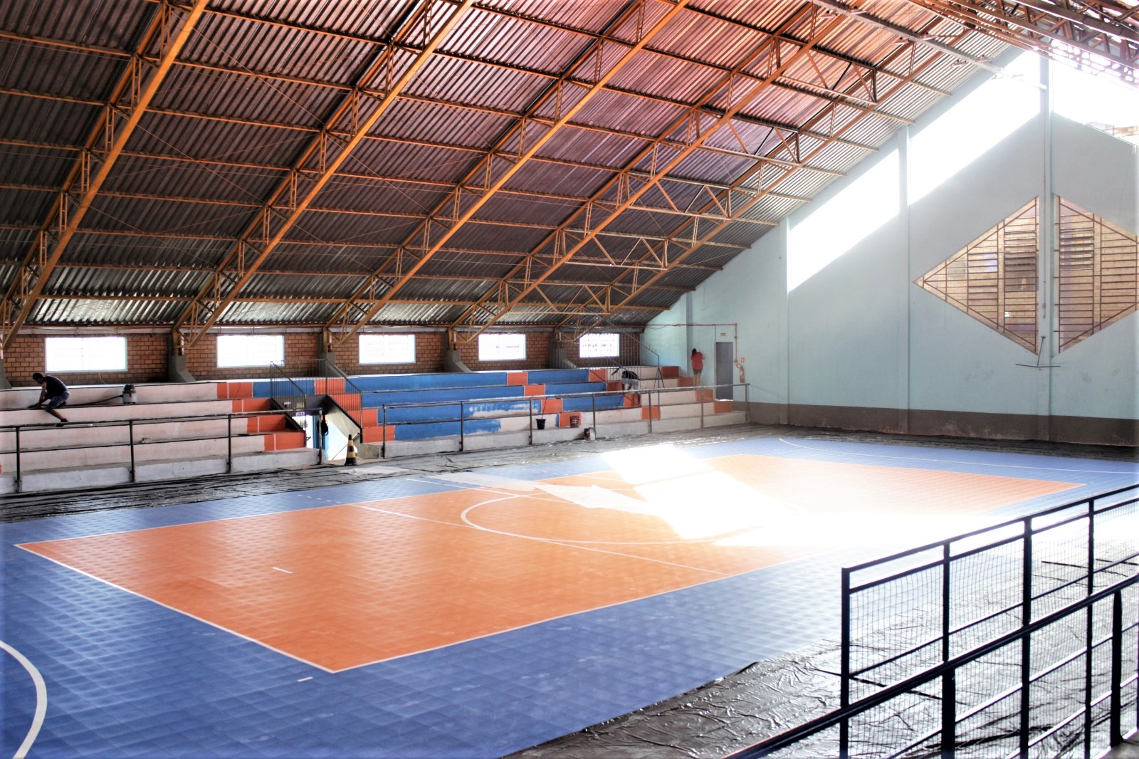 Reforma do Ginásio Municipal de Parobé está quase concluída