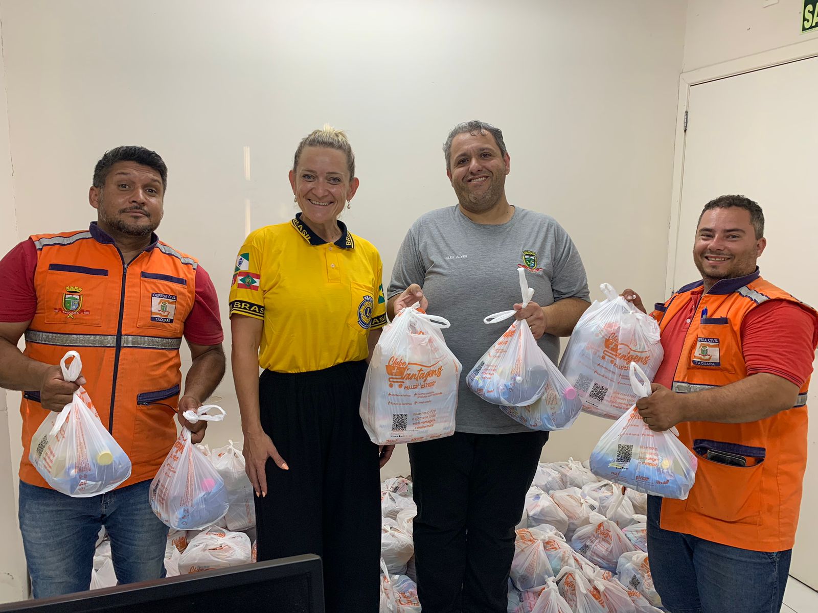 Lions Clube de Taquara recebe R$ 50 mil de sua fundação internacional para auxiliar as vítimas do temporal