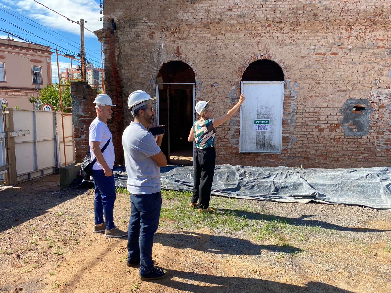 Casa Vidal em Taquara recebe visitas guiadas para o acompanhamento das obras de restauração