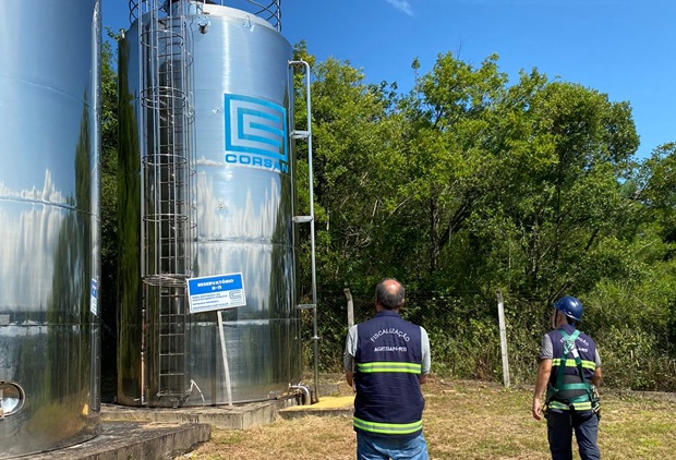 Agesan-RS vistoria sistemas da Corsan em Taquara