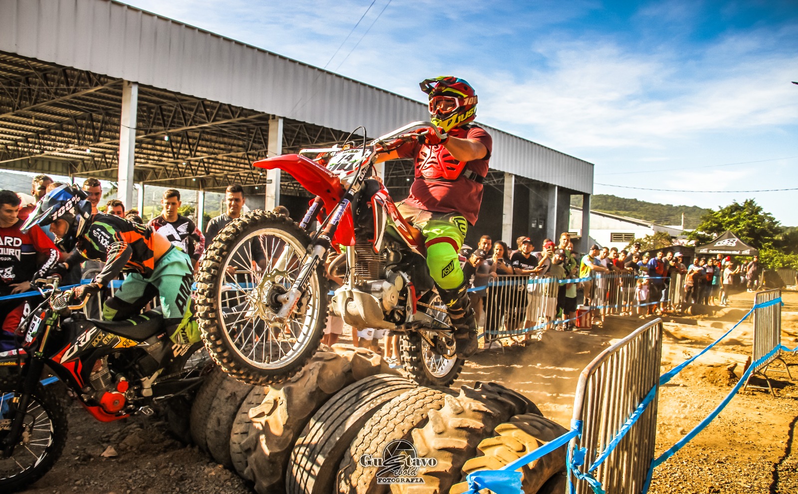 Rolante sedia etapa da copa de motocross Mcorse de Hard Enduro - River To Sky