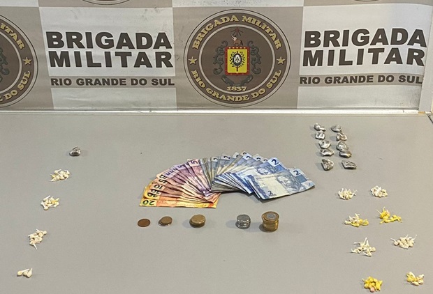 Brigada Militar de Taquara realiza nova prisão por tráfico de drogas