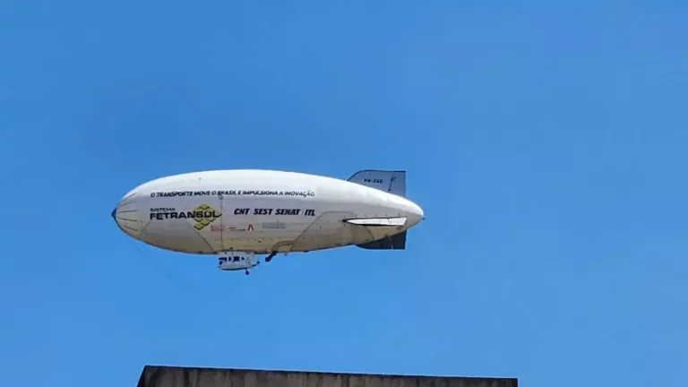 Dirigível poderá ser avistado no céu do Rio Grande do Sul nesta semana