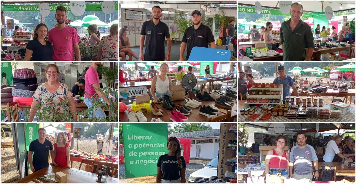 Sicredi Caminho das Águas ofereceu estande a associados na Kuchenfest