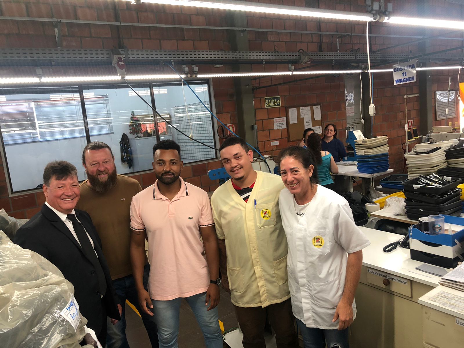 Presidente da Câmara de Vereadores de Parobé visita empresas do município