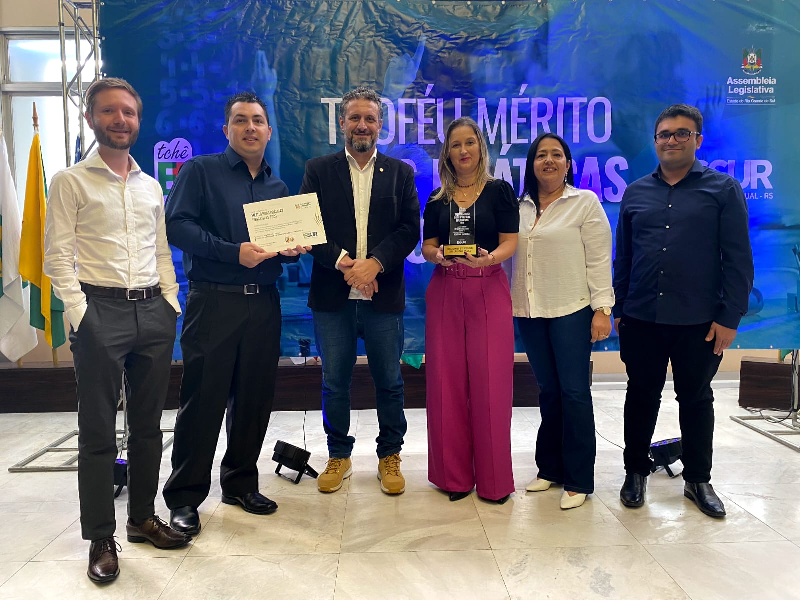 Cimol de Taquara recebe homenagem na Assembleia Legislativa pela realização do seu Campeonato de Robótica