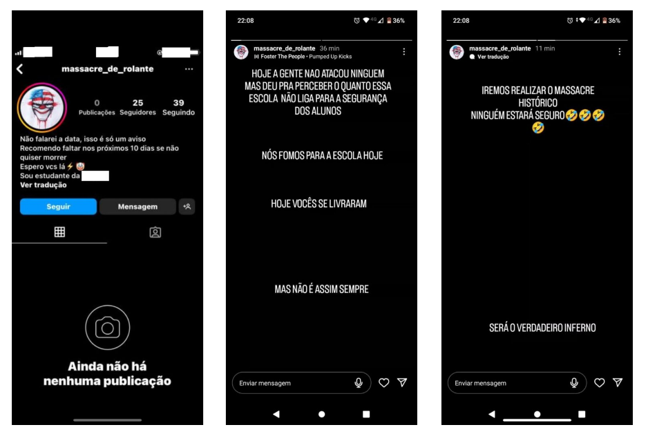 Exclusivo: Juizado decreta internação de adolescente de 14 anos que criou perfil "Massacre de Rolante"