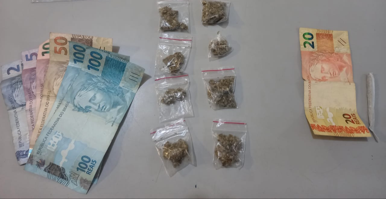 Indivíduo é preso pela Brigada Militar por tráfico de drogas em Parobé