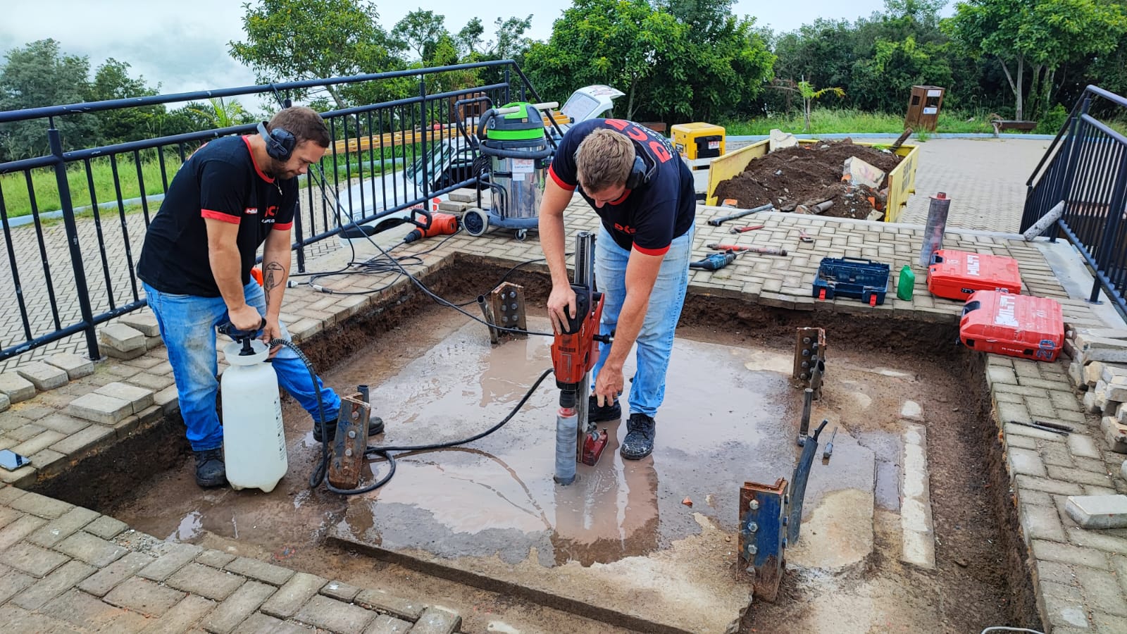 Reconstrução da cruz do Monte da Fé tem início em Igrejinha