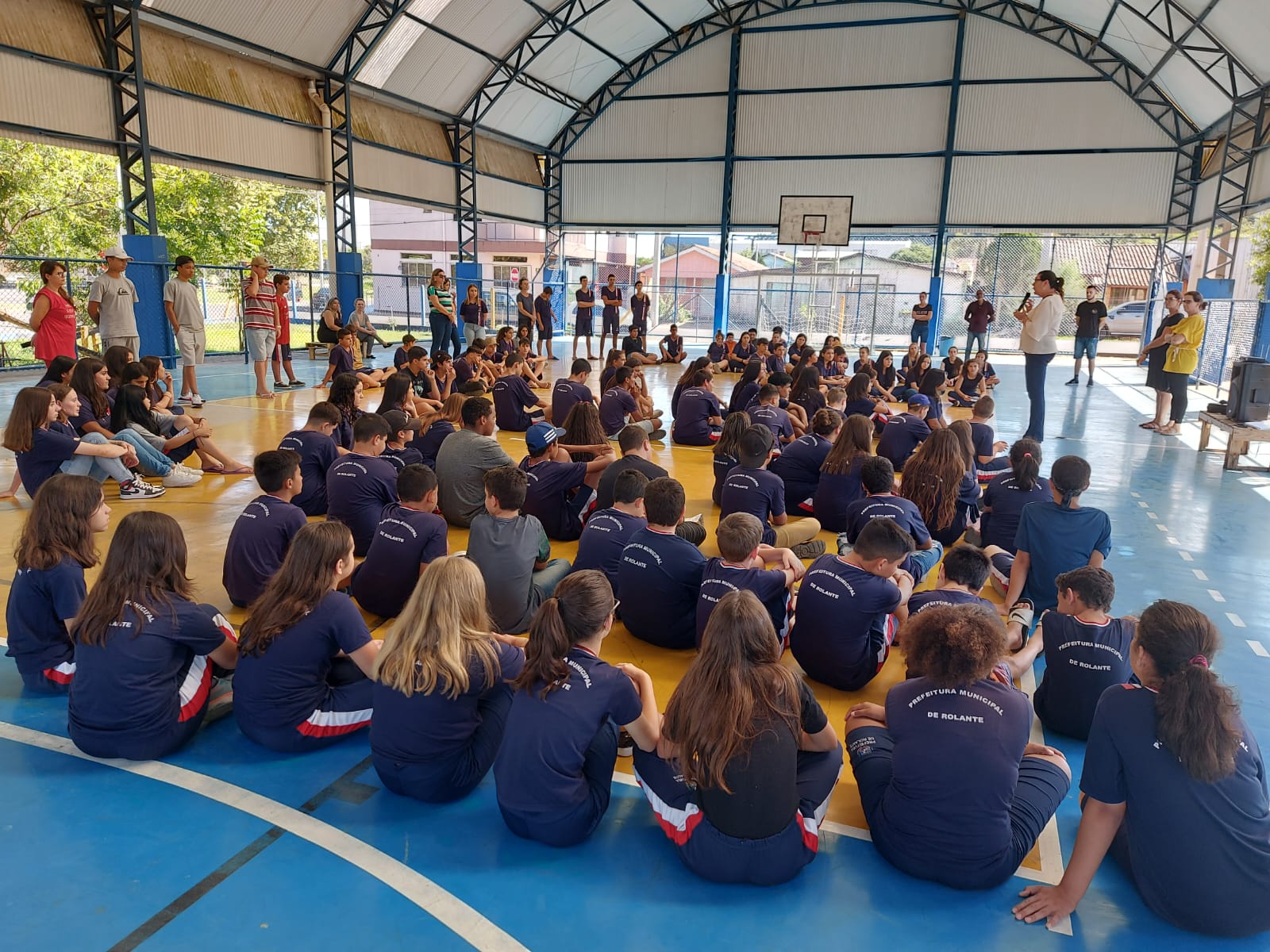 Desrespeito no ambiente escolar é um dos temas abordados em conversa com estudantes da rede municipal de Rolante