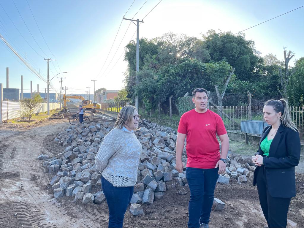 Conserto da rua Pinheiro Machado seguirá pelas próximas semanas em Taquara