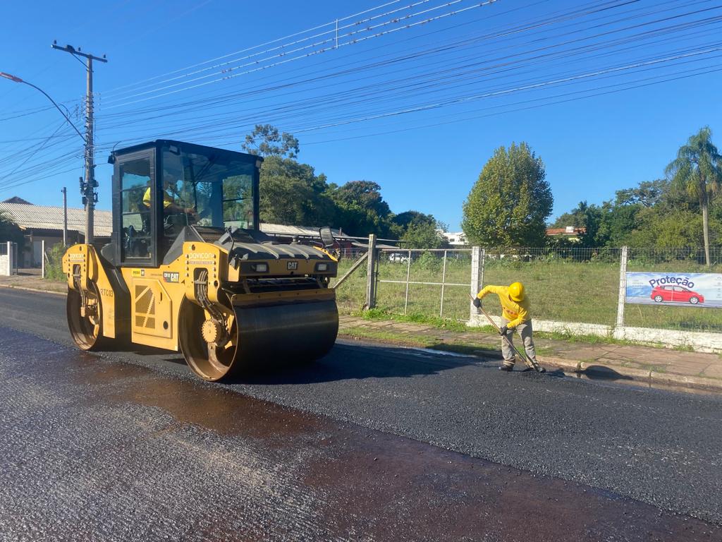 Parte da Rua Marechal Floriano ficará bloqueada para obras nesta terça-feira (09) em Taquara