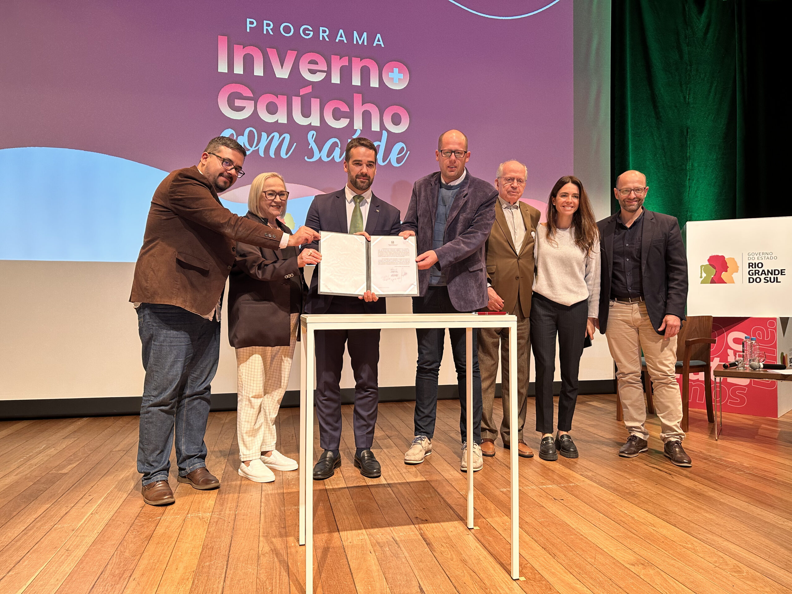Deputado Joel Wilhelm participa do lançamento do Programa Inverno Gaúcho com Saúde