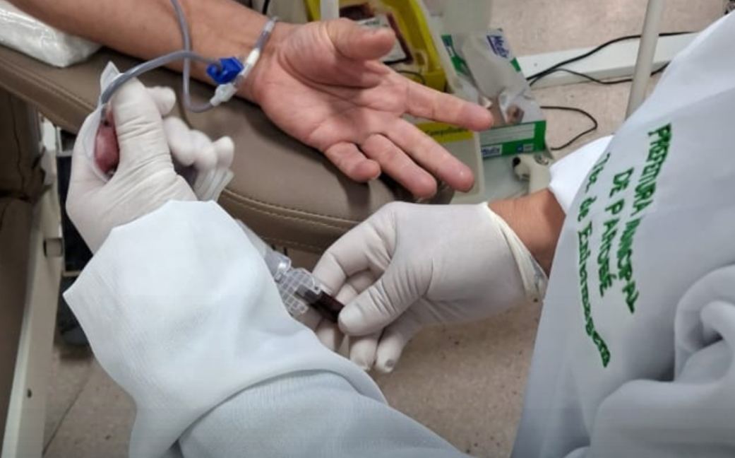 Profissionais participam de qualificação no Hemocentro para trabalharem no posto de coleta de sangue em Parobé