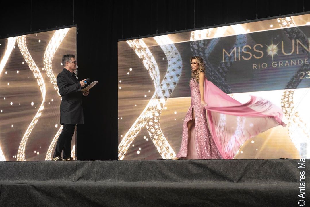 Taquarense Vitória de Brito fala sobre sua emoção de ficar entre as cinco finalistas do Miss Universo RS 2023