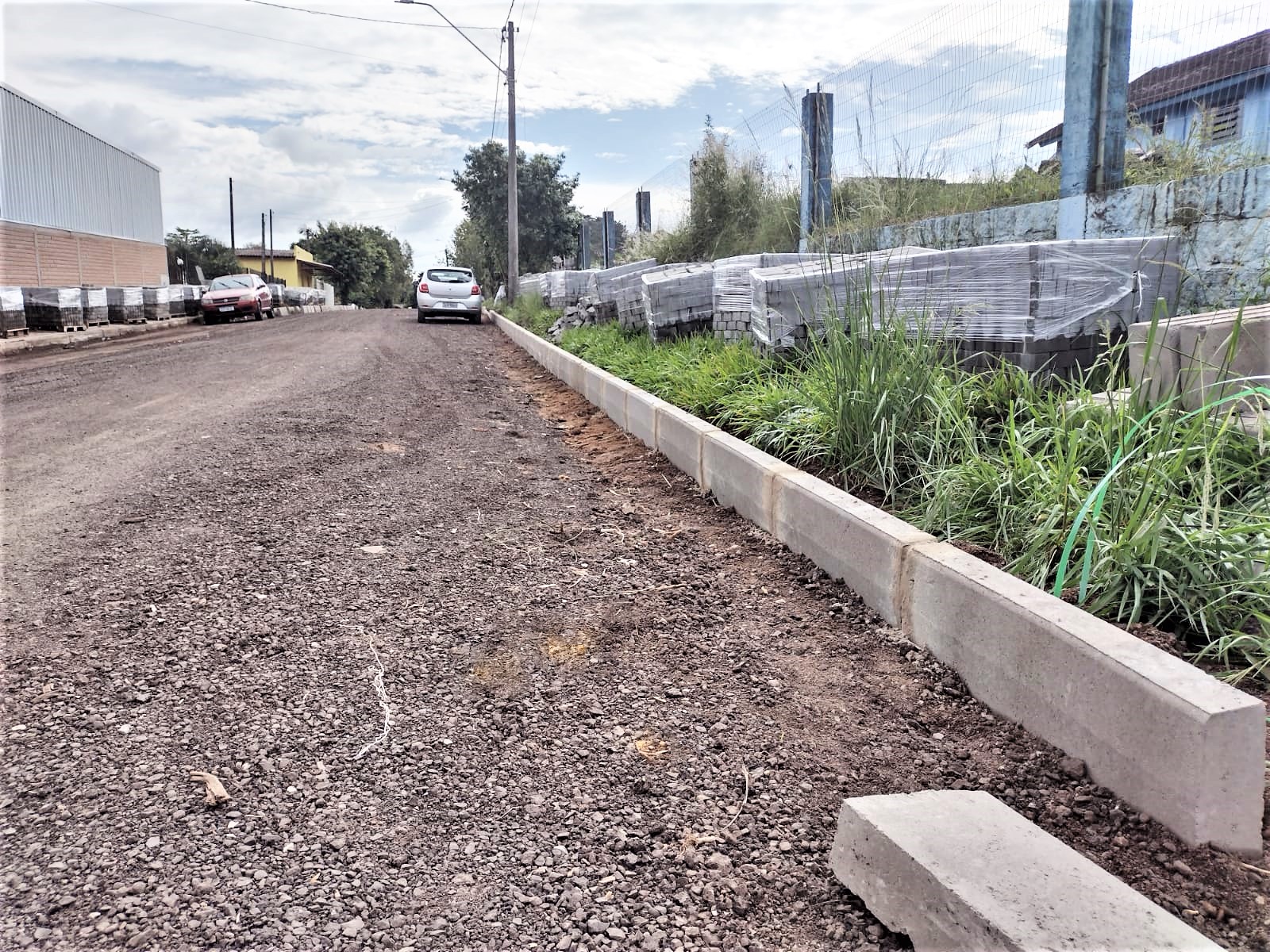 Obras de pavimentação seguem em mais uma rua de Parobé