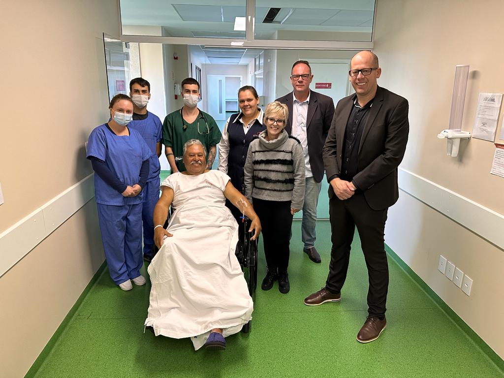 Deputado Joel visita hospitais de Parobé e Sapiranga para acompanhar demandas locais