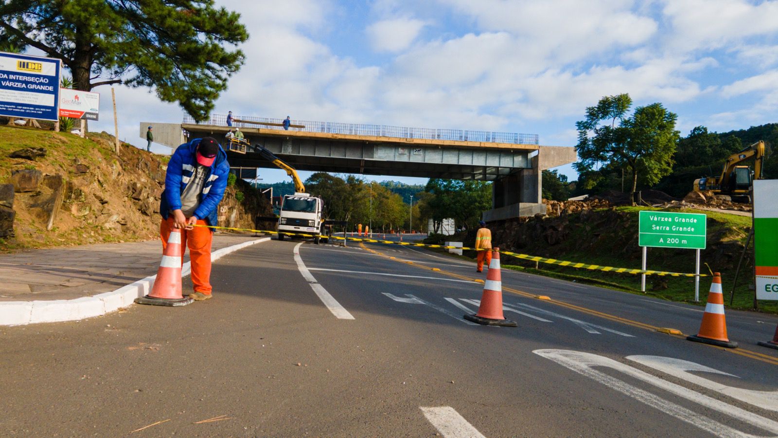 EGR realiza novo bloqueio de trânsito na ERS-115 nesta quinta-feira (18)