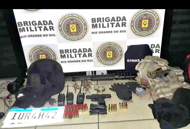 Trio é preso na divisa com Taquara após confronto com a Brigada Militar de Santo Antônio da Patrulha