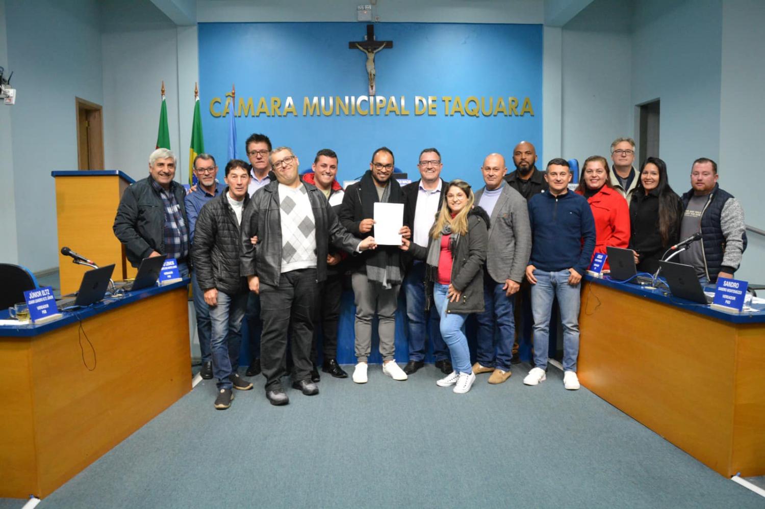 Câmara de Vereadores de Taquara realiza devolução de R$ 300 mil ao Executivo Municipal
