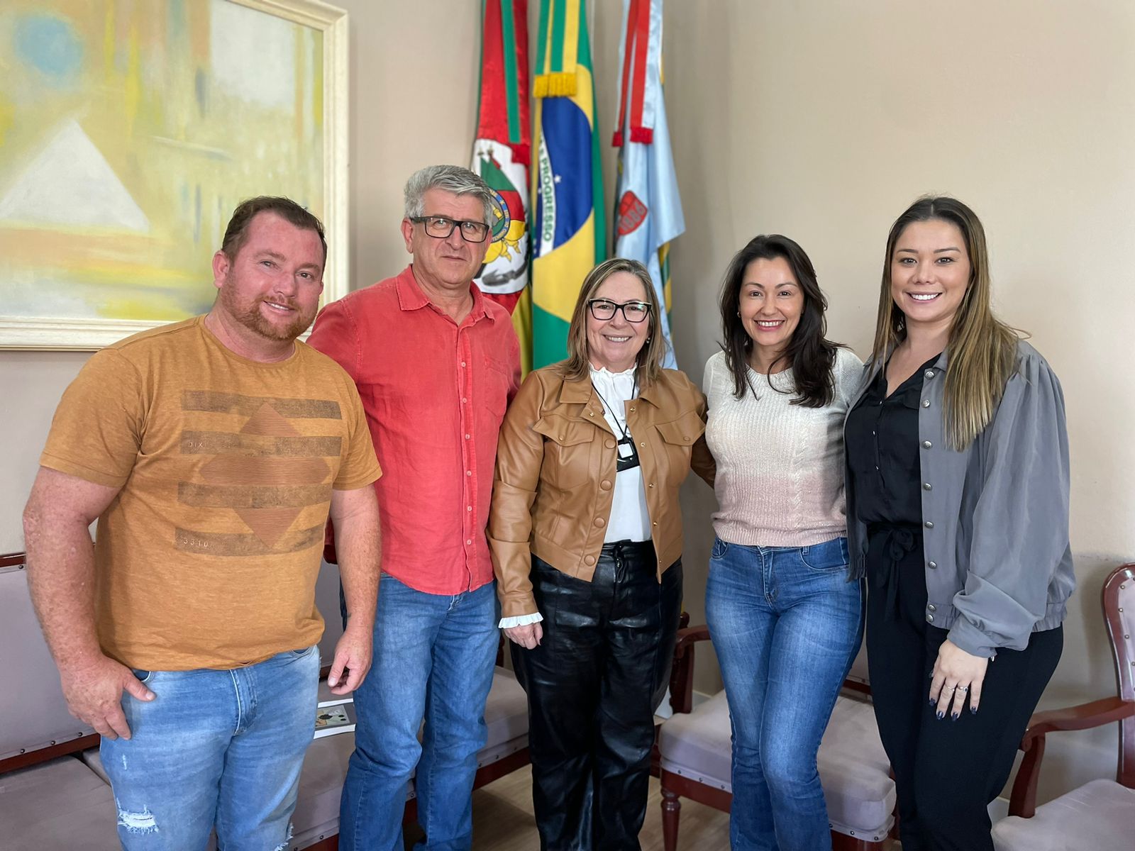 Prefeita de Taquara recebe visita da assessora do deputado federal Afonso Hamm