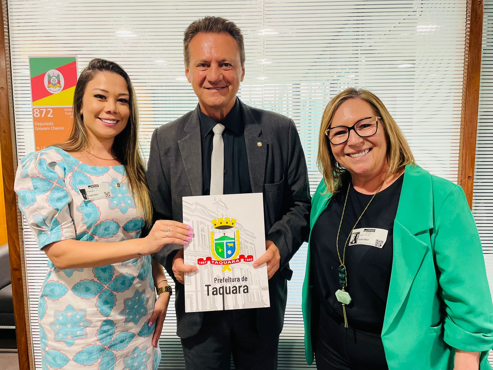 Taquara receberá rolo compactador através de emenda do deputado federal Giovani Cherini