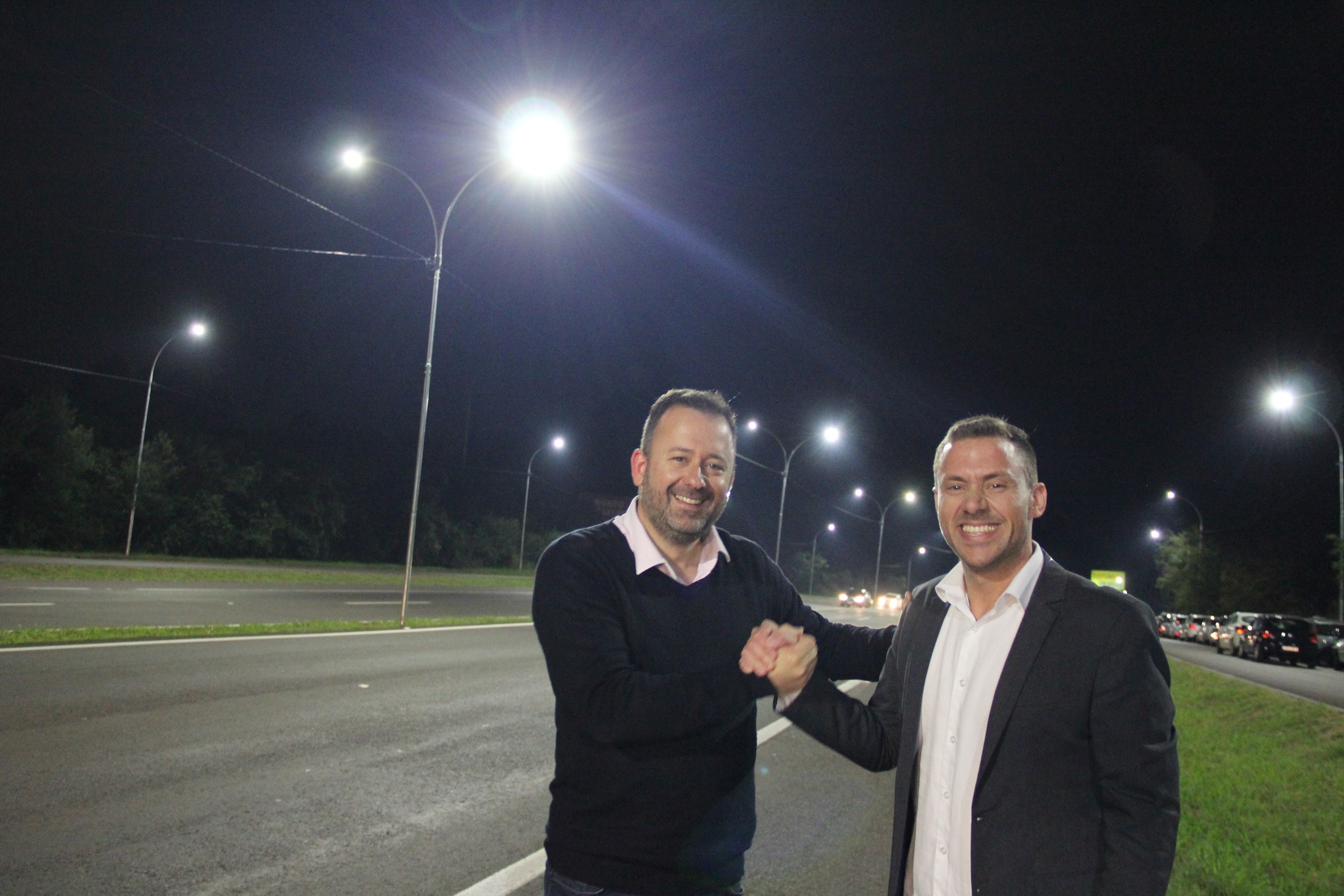 Parobé inaugura iluminação de LED na ERS-239 com investimento superior a R$ 1 milhão