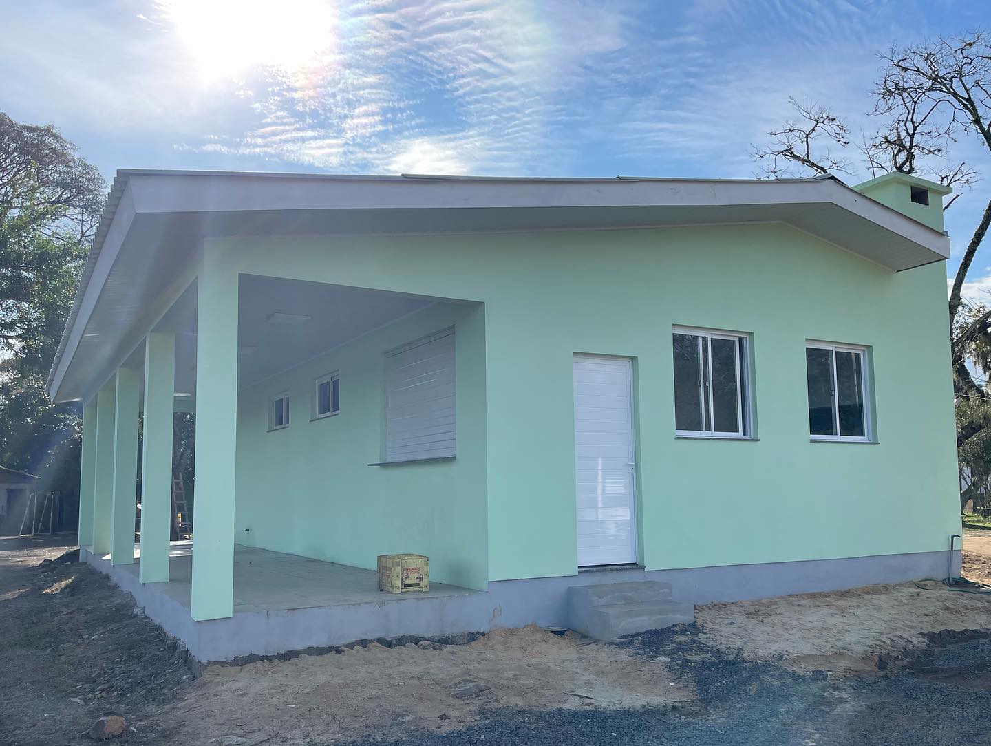 Igrejinha realiza construção de sede no campo do Fluminense