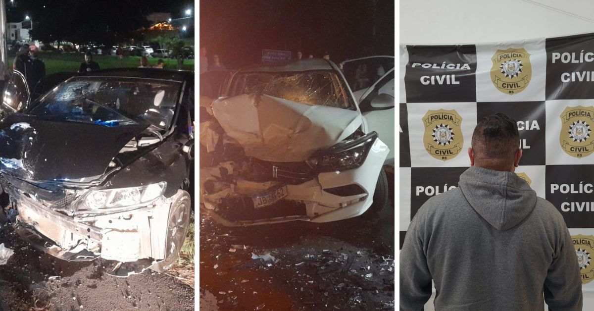 Polícia Civil prende motorista acusado de colisão frontal na ERS-115