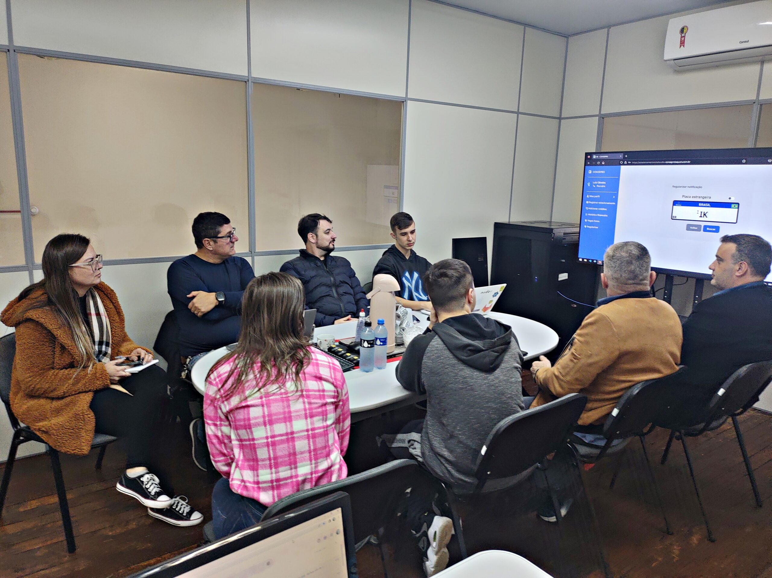 Nova ferramenta de gestão do estacionamento comunitário está sendo testada pelo Consepro de Taquara