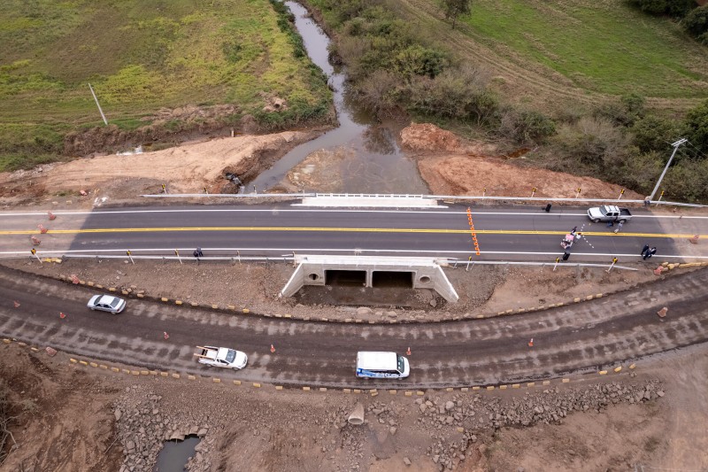 Governo do Estado inaugura nova ponte da ERS-474 que liga o Vale do Paranhana à Freeway