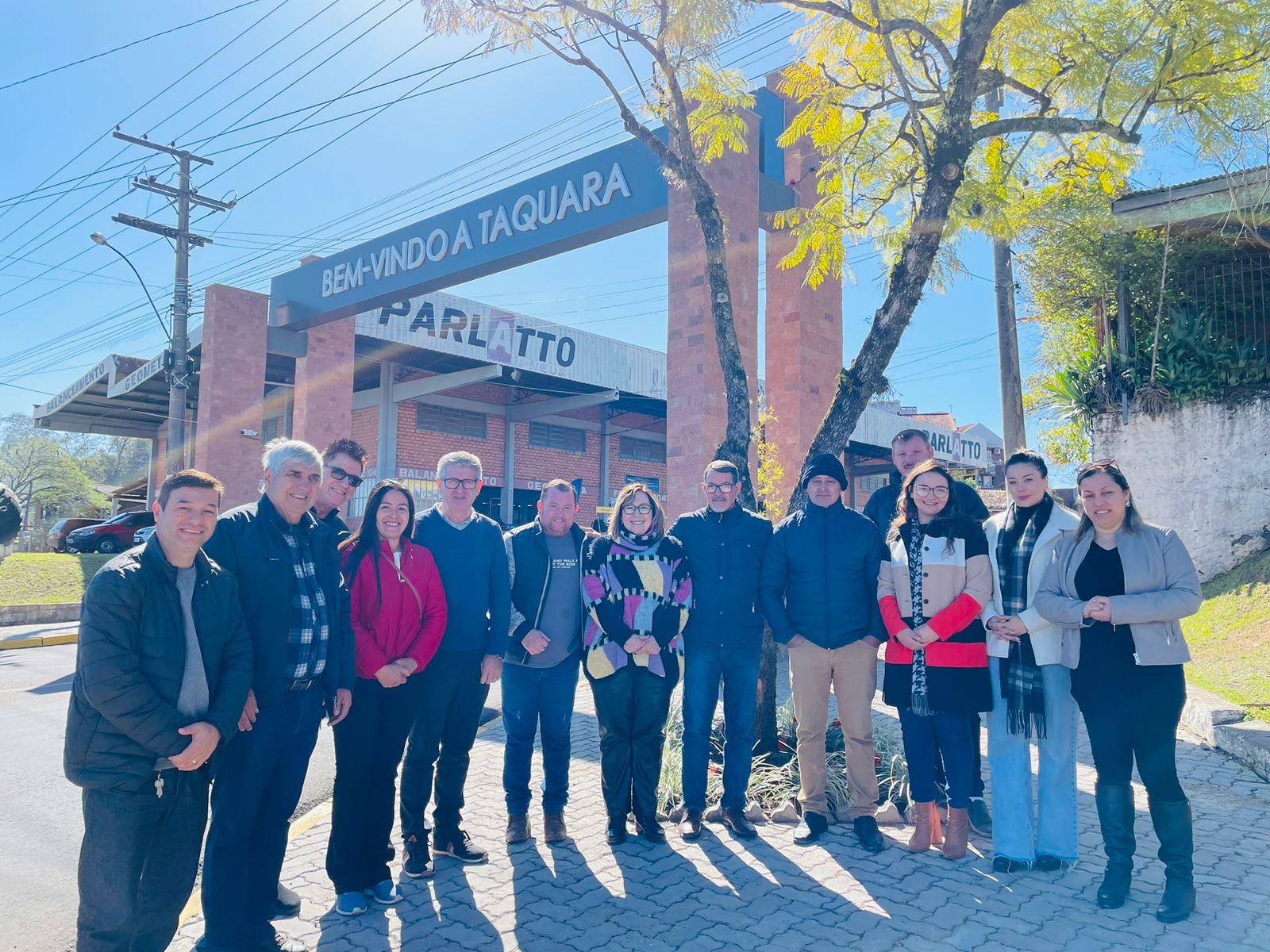 Prefeitura de Taquara inaugura pórtico de entrada pela Tristão Monteiro