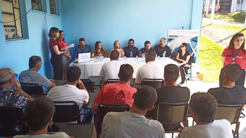 Presídio de Taquara realiza formatura dos cursos de atendimento ao cliente e gastronomia