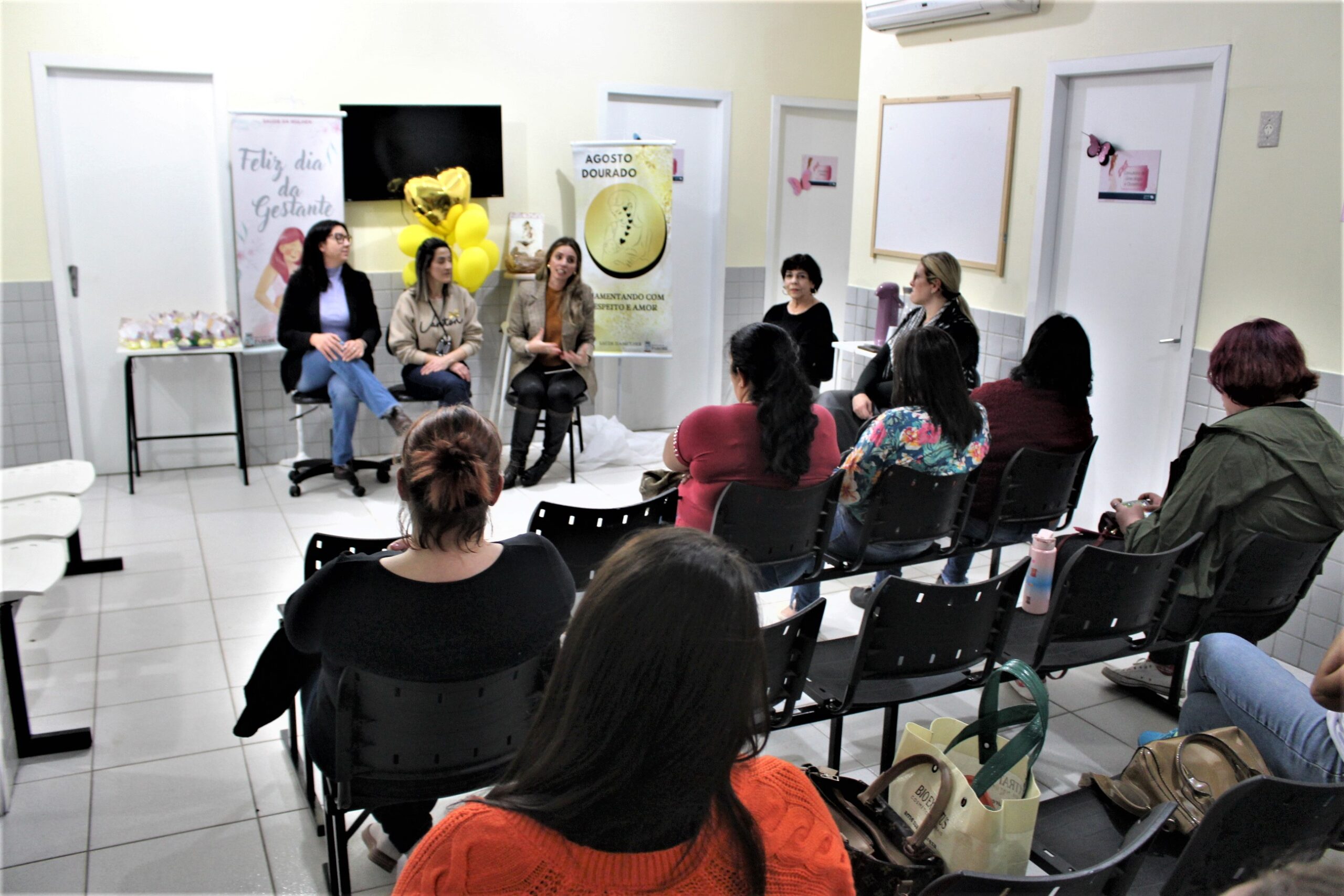 Evento do Agosto Dourado celebra Dia da Gestante em Parobé