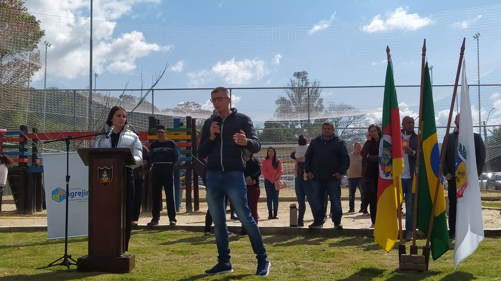 Município de Igrejinha inaugura nova praça do loteamento Promorar no bairro Cohab