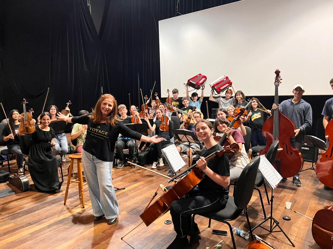 Orquestra Huberto Schmitt Müller de Três Coroas realiza concerto na Santa Casa em Porto Alegre