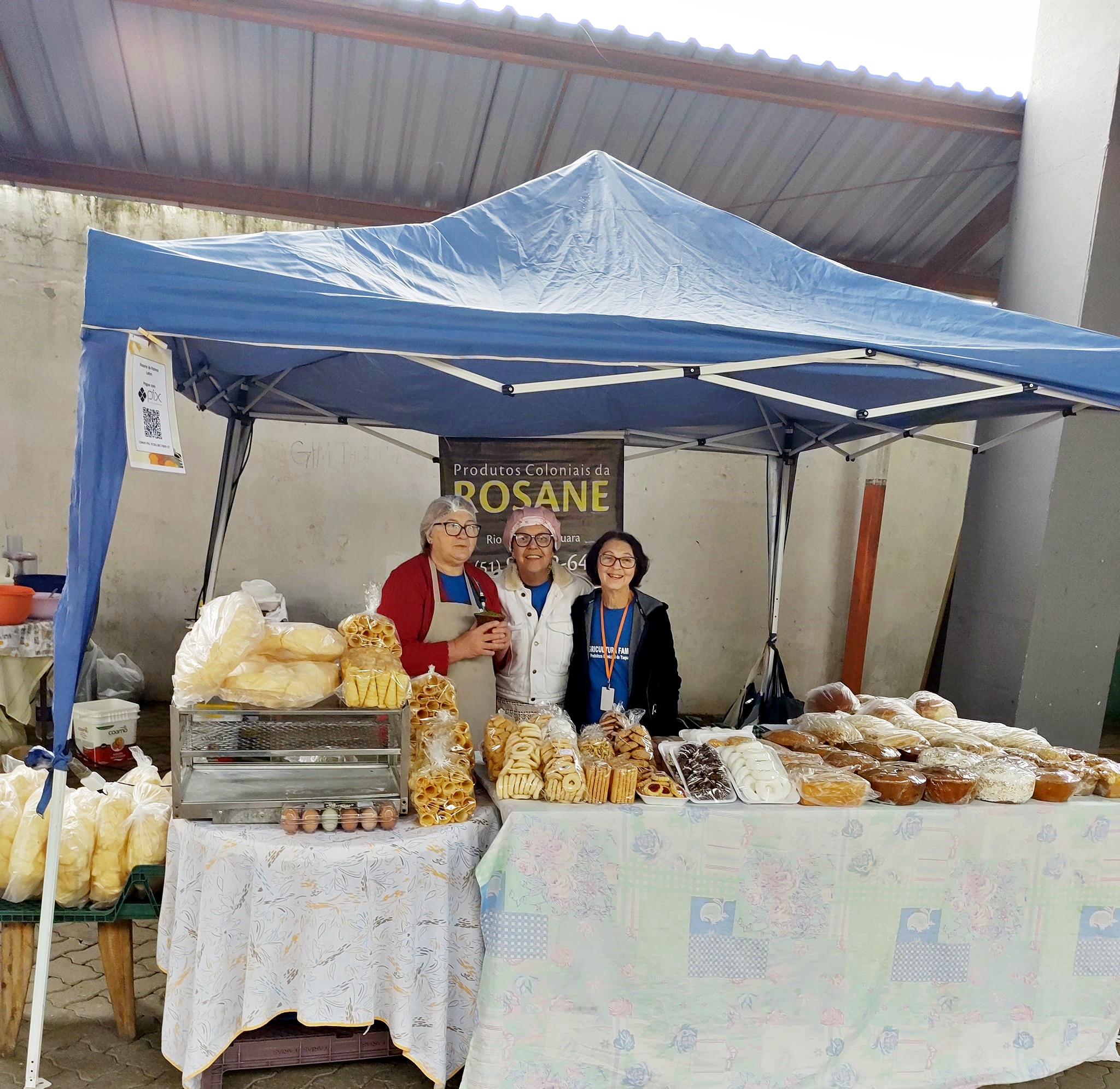 Feira de Artesanato e Agricultura Familiar de Taquara está sendo realizada na Rua Coberta