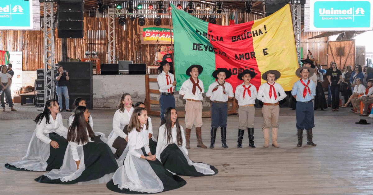Recanto Cultural celebra apresentações de escolas nos Festejos Farroupilhas do Paranhana