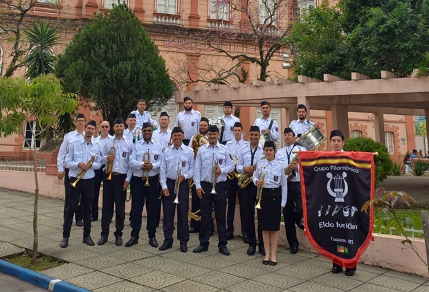 Grupo Filarmônico Eldo Ivo Klein é formado por profissionais de diversas áreas e que realizam os ensaios de forma voluntária