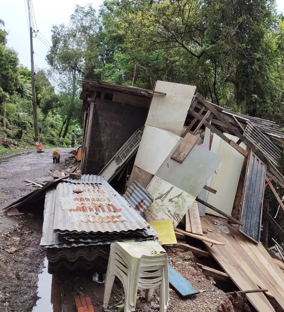 Cidades do Vale do Paranhana começam a contabilizar os estragos causados pelas chuvas