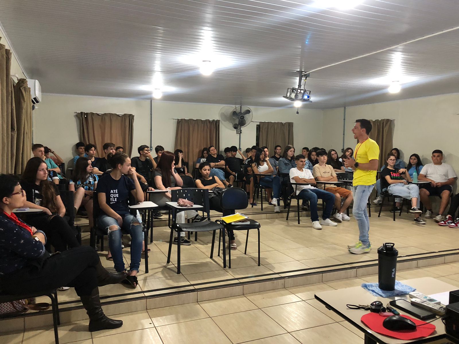 Palestras em escolas integraram a programação da Semana do Trânsito de Parobé