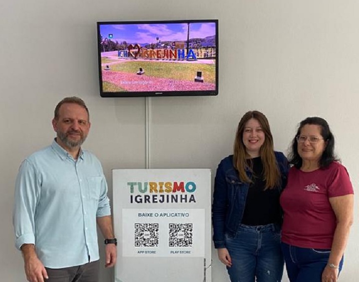 Aplicativo "Turismo Igrejinha" terá displays instalados em estabelecimentos do município
