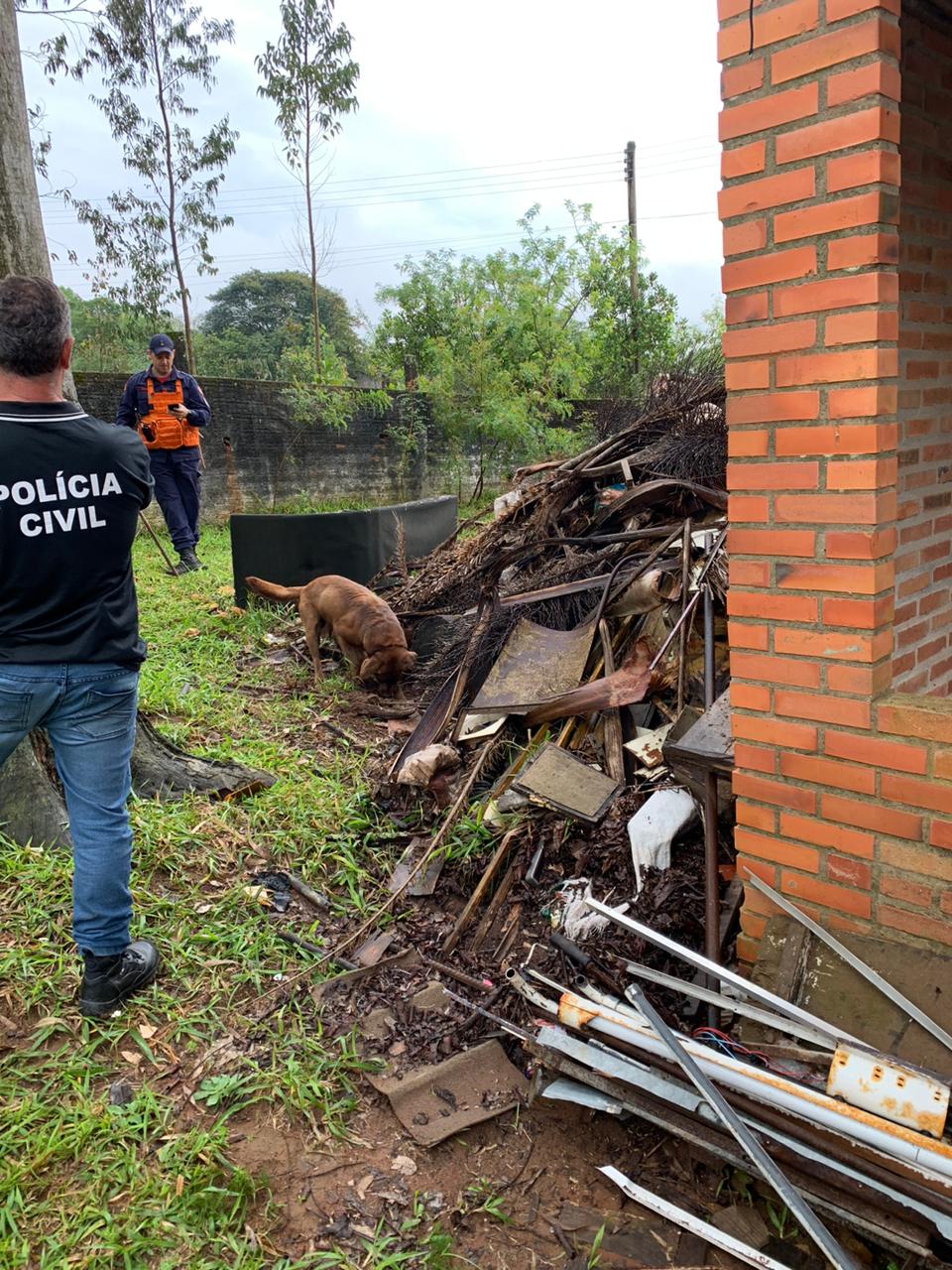 Polícia Civil e Corpo de Bombeiros de Taquara não encontram nenhum corpo durante buscas no lar de idosos clandestino