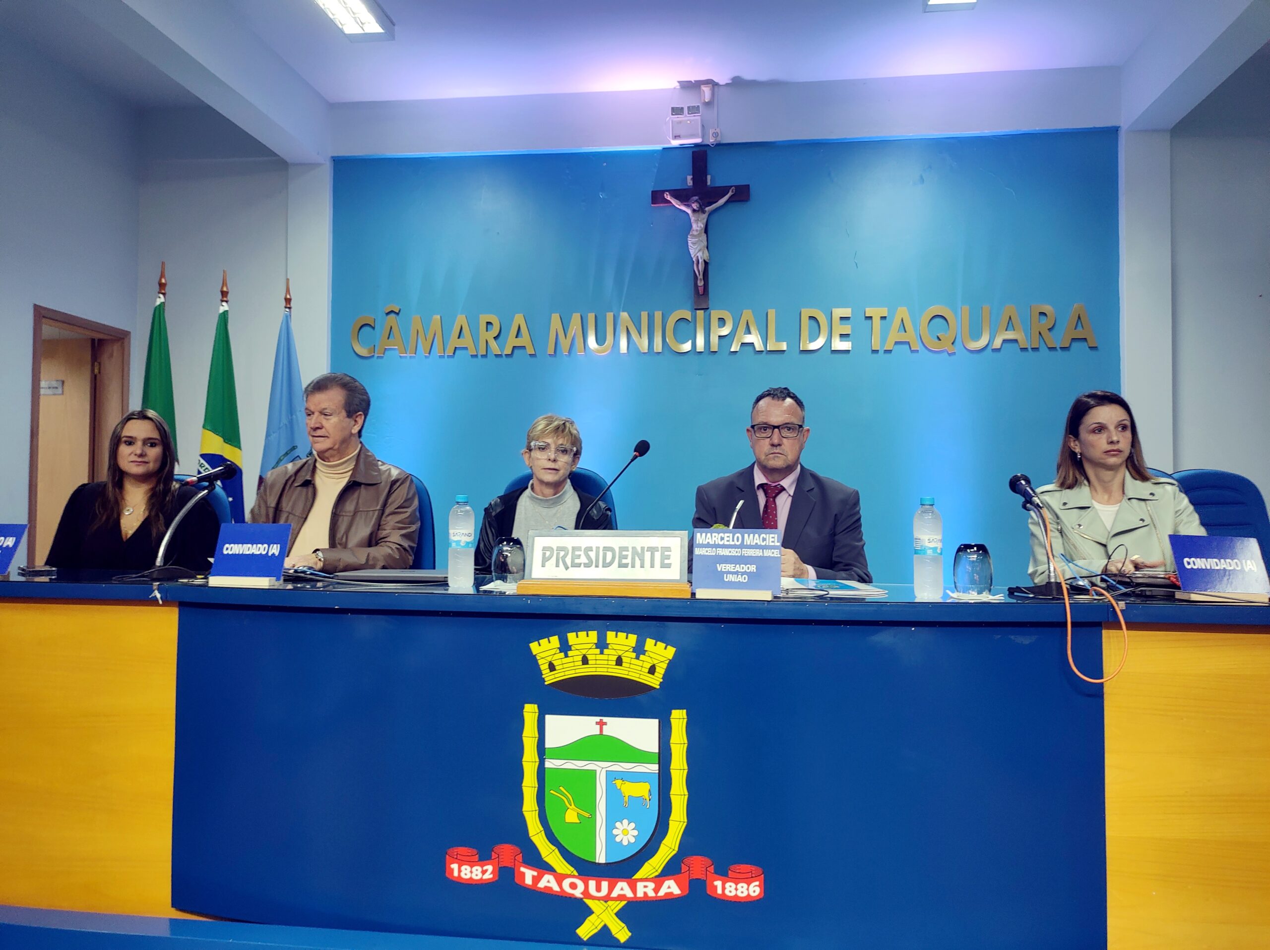 Direitos das pessoas com deficiência é tema de simpósio que está sendo realizado na Câmara de Vereadores de Taquara