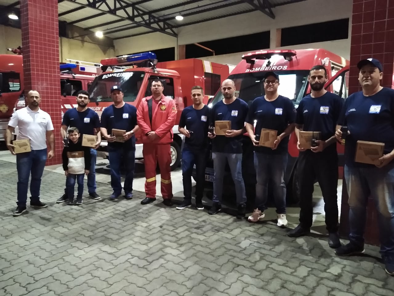 Defesa Civil de Rolante recebe equipamentos para trabalhar junto com os Bombeiros Voluntários